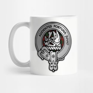 Clan MacKinnon Crest & Tartan Mug